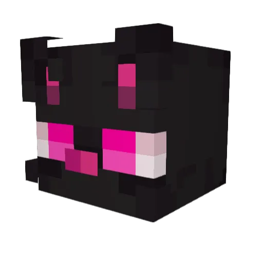 d4dam Minecraft avatar head, 3D render