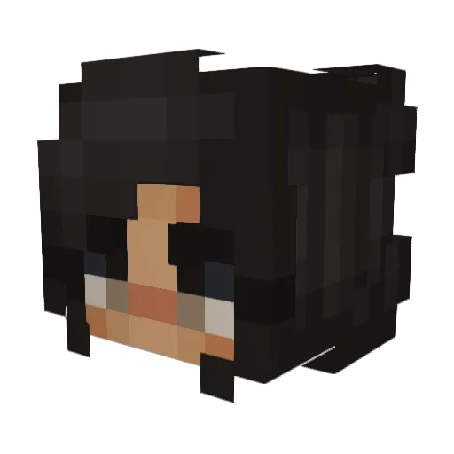 d4ddy_ Minecraft avatar head, 3D render