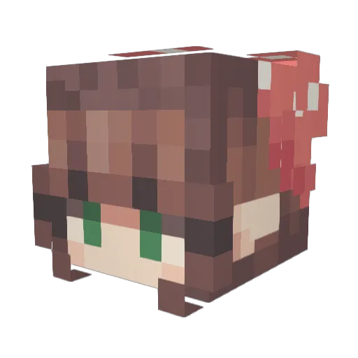 d4iisy_ Minecraft avatar head, 3D render