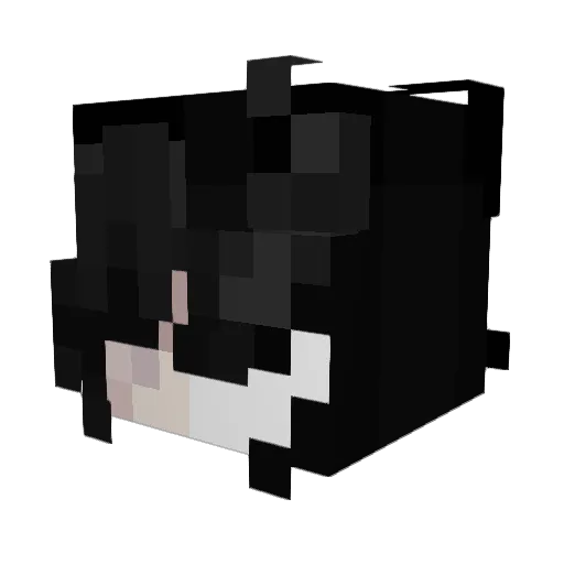 d4lena Minecraft avatar head, 3D render