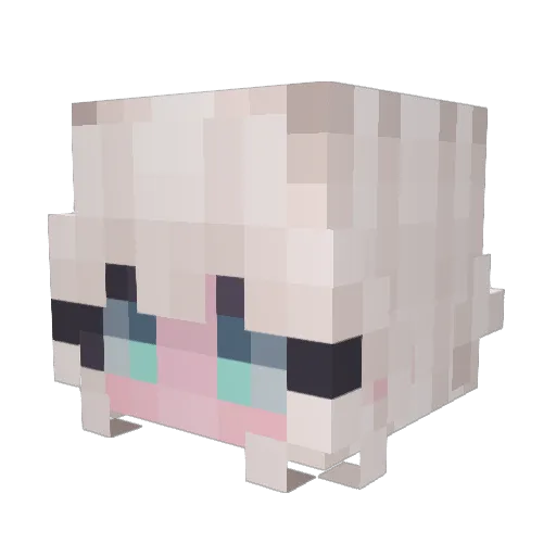 d4n13lx1 Minecraft avatar head, 3D render