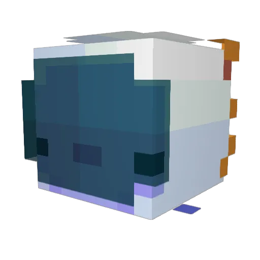 d4nilpzz Minecraft avatar head, 3D render