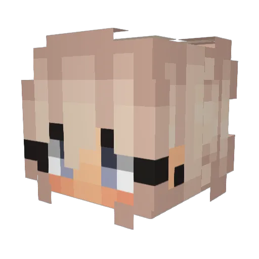 d4nnyd4n Minecraft avatar head, 3D render