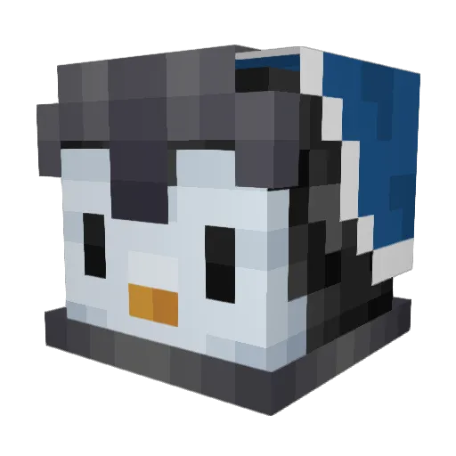 d4nnydd Minecraft avatar head, 3D render