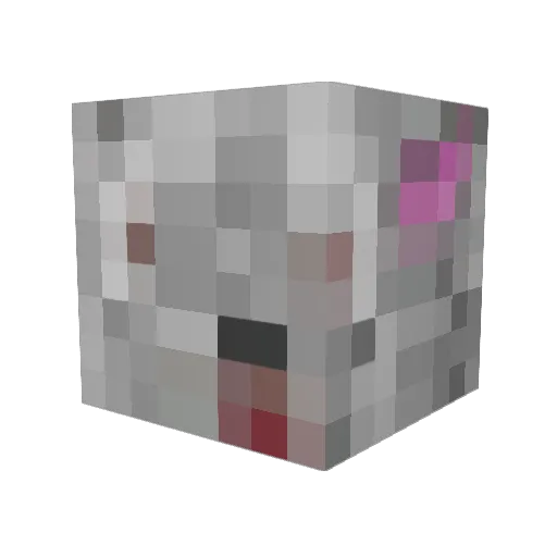 d4nth3m4n93 Minecraft avatar head, 3D render