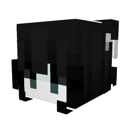 d4nzh Minecraft avatar head, 3D render