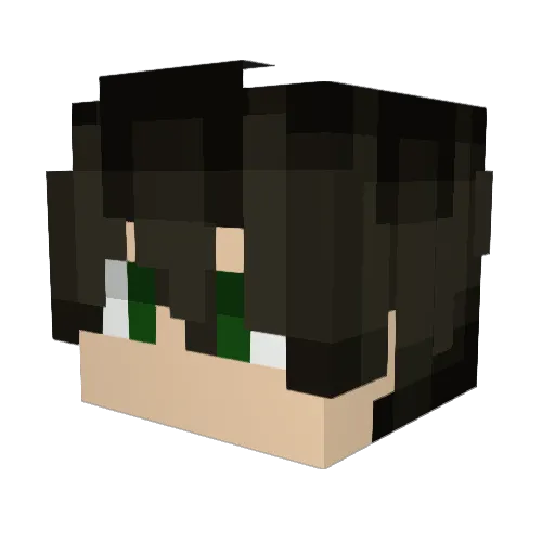 d4veed0 Minecraft avatar head, 3D render