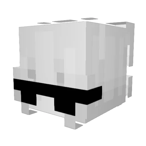 d4yeon_ Minecraft avatar head, 3D render