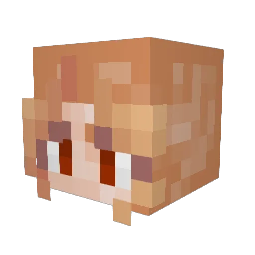 d4zedy Minecraft avatar head, 3D render