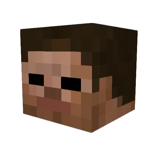 d5arman Minecraft avatar head, 3D render