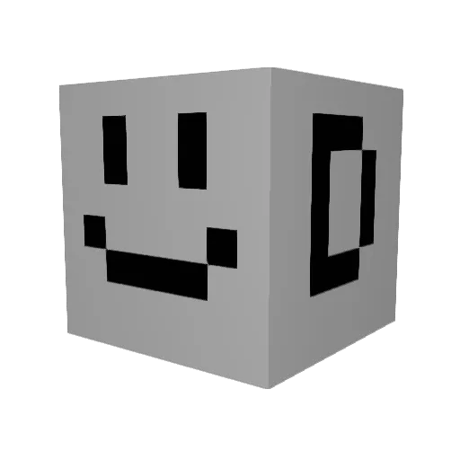 d6mballa Minecraft avatar head, 3D render