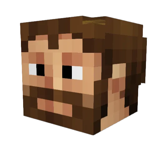 d7oom1413 Minecraft avatar head, 3D render