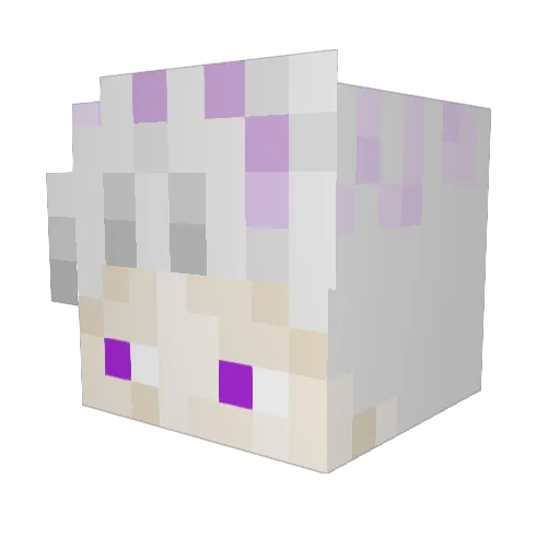 d7rky7 Minecraft avatar head, 3D render