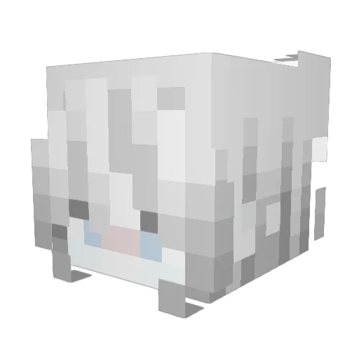 d8an Minecraft avatar head, 3D render