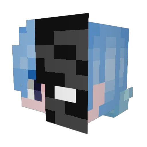 dARK_dAWID_23 Minecraft avatar head, 3D render