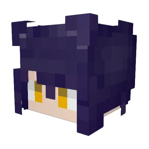 dEltaG106 Minecraft avatar head, 3D render