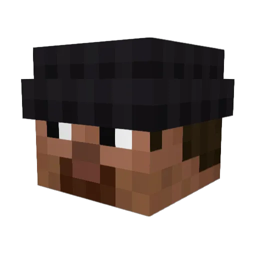 Minecraft-Avatar von dGap: Kopf als 3D-Render