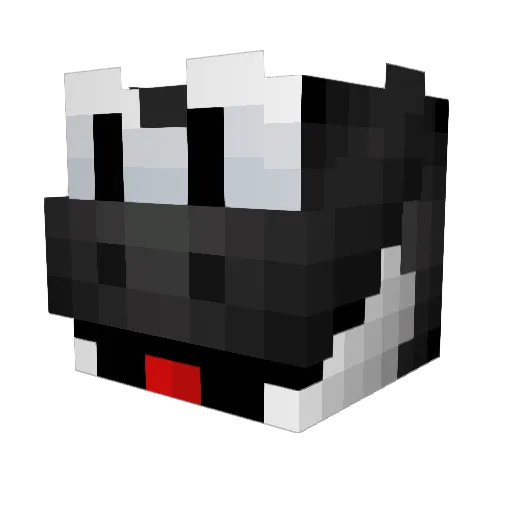 dGen Minecraft avatar head, 3D render