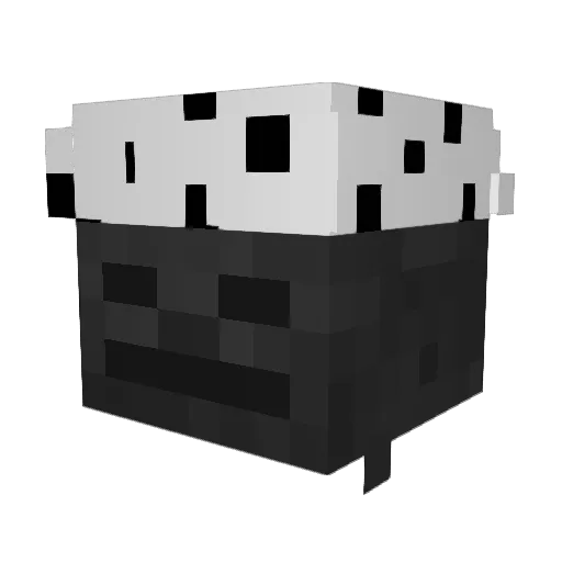 dMzG0Dii_ Minecraft avatar head, 3D render