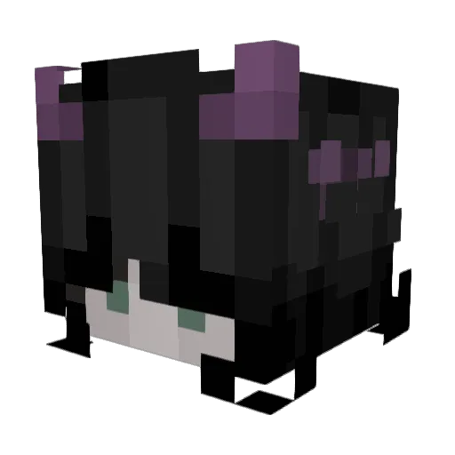 dN_gaming Minecraft avatar head, 3D render
