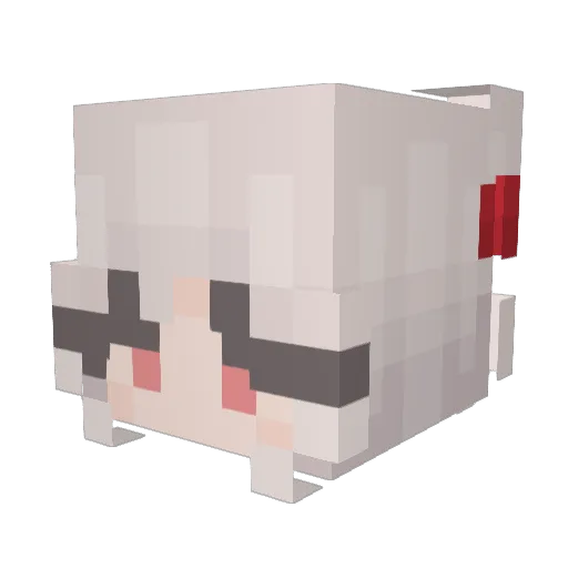 dPkxP3iv7 Minecraft avatar head, 3D render