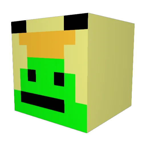 dSheepyd Minecraft avatar head, 3D render
