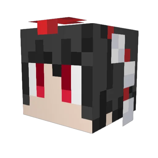 d_angelico Minecraft avatar head, 3D render