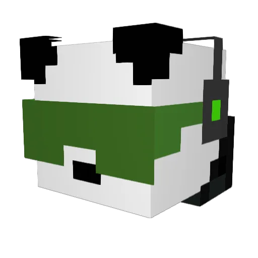 d_dizzle Minecraft avatar head, 3D render