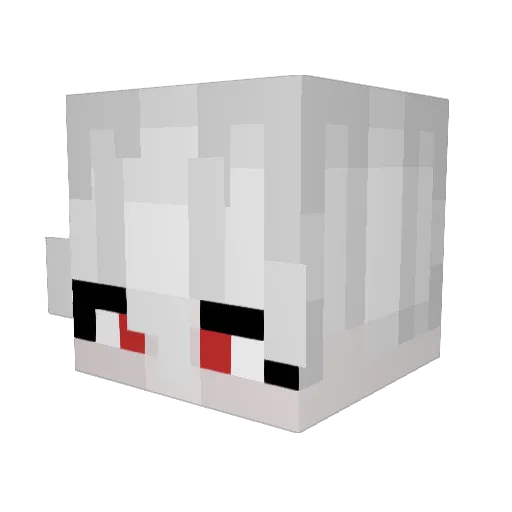 d_hampir Minecraft avatar head, 3D render