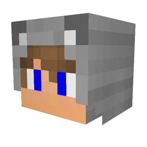 d_man9829 Minecraft avatar head, 3D render