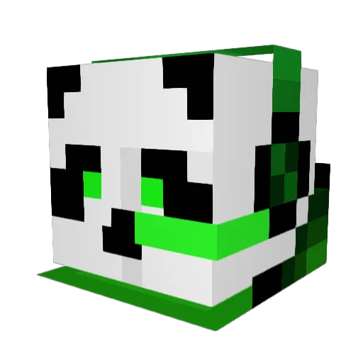 d_thery Minecraft avatar head, 3D render