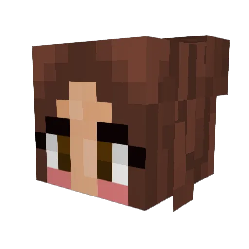 d_urmom Minecraft avatar head, 3D render