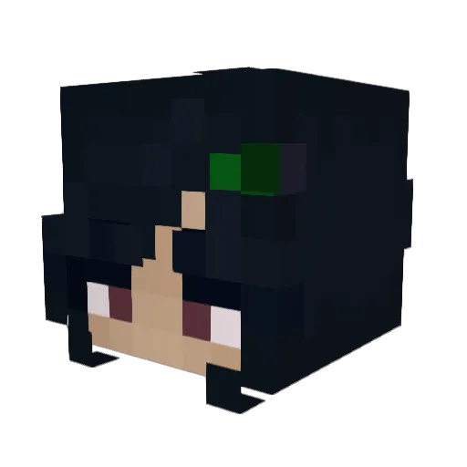 d_ylpickle Minecraft avatar head, 3D render