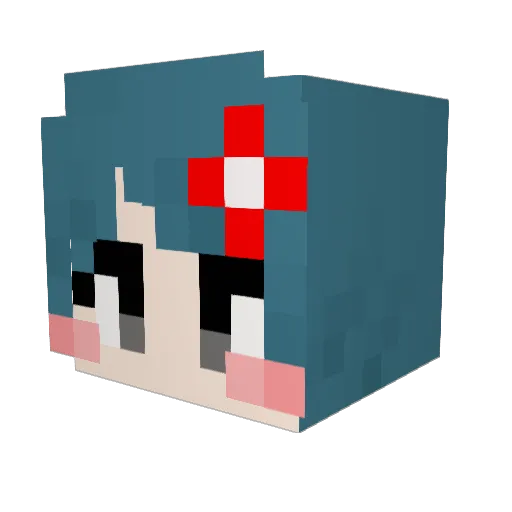 da12125530 Minecraft avatar head, 3D render
