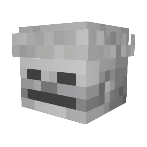 da5n5 Minecraft avatar head, 3D render