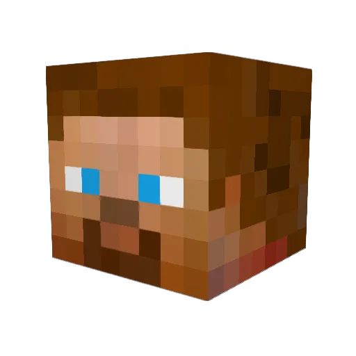 da9el00 Minecraft avatar head, 3D render