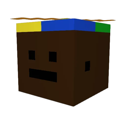 daReach Minecraft avatar head, 3D render