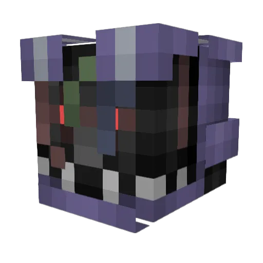 daRealKnight Minecraft avatar head, 3D render