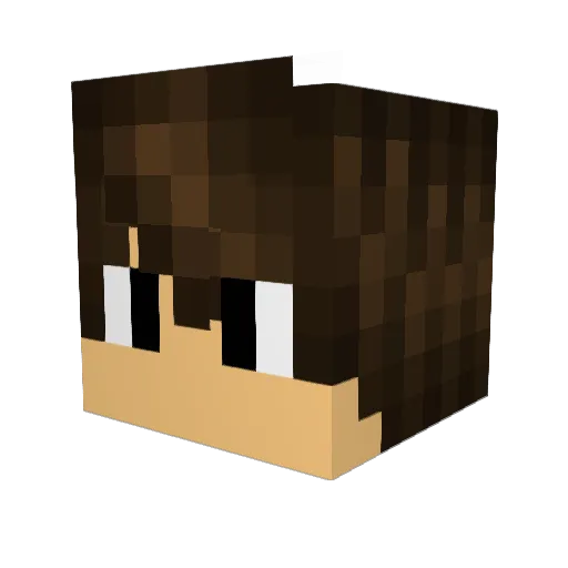 daRk_UnIcOrN5 Minecraft avatar head, 3D render