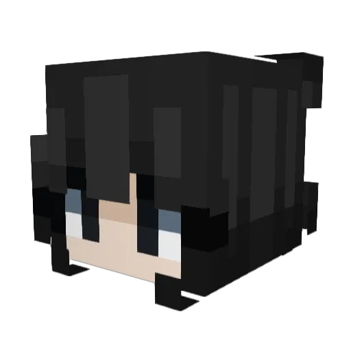 da_Jule Minecraft avatar head, 3D render