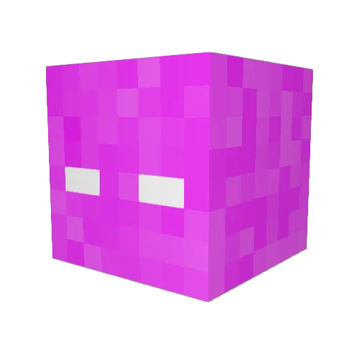 da_gunk Minecraft avatar head, 3D render