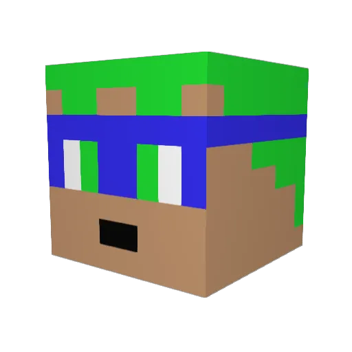 da_jayman Minecraft avatar head, 3D render