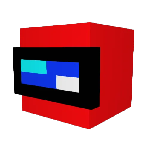 da_kudoragon Minecraft avatar head, 3D render