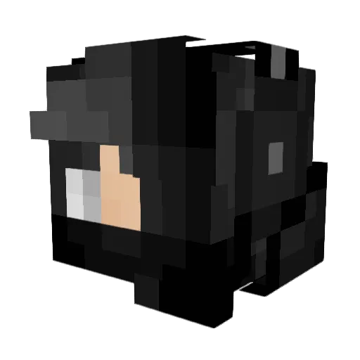 da_nny Minecraft avatar head, 3D render