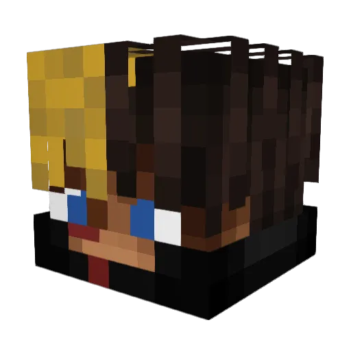 da_rock2 Minecraft avatar head, 3D render