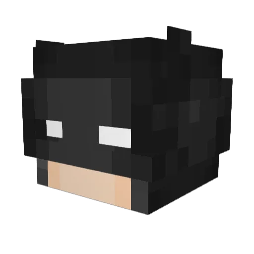 daaaamnnnnnnnnnn Minecraft avatar head, 3D render