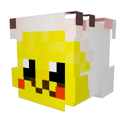 daaaj_e Minecraft avatar head, 3D render