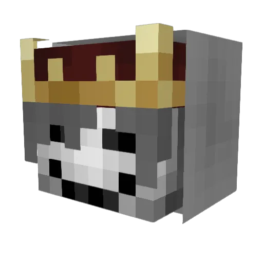 daaario Minecraft avatar head, 3D render