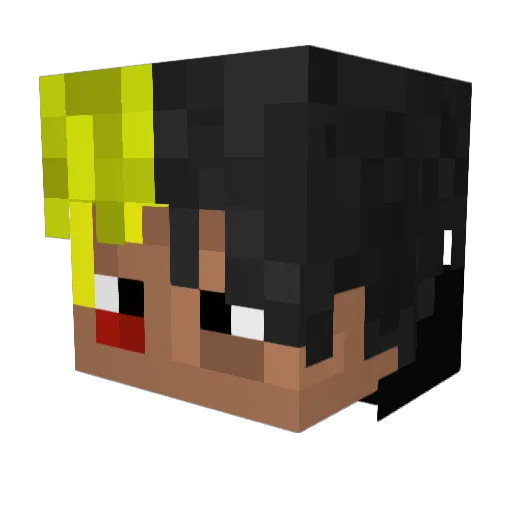 daaavid Minecraft avatar head, 3D render