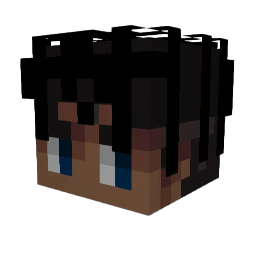 daandi42 Minecraft avatar head, 3D render